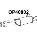 Задний глушитель VENEPORTE B6TM1R F31NNA C OP40802 2709004