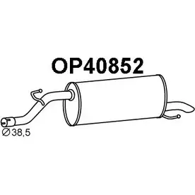 Задний глушитель VENEPORTE 80 GBACB 9LEBX 2709049 OP40852