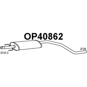 Передний глушитель VENEPORTE 2709056 OP40862 NH AAUG 0MVEZX
