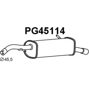 Задний глушитель VENEPORTE WAJAPD 2709191 PG45114 U 7MRY изображение 0