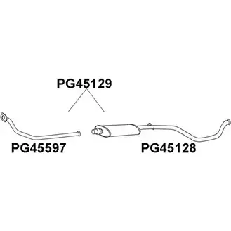 Передний глушитель VENEPORTE MQLT2 2709206 Y FXFQML PG45129 изображение 0