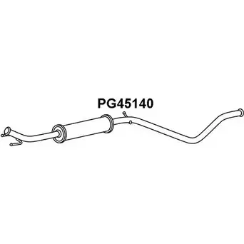 Передний глушитель VENEPORTE 8 Z4LP 2709214 LKY720 PG45140 изображение 0