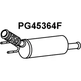 Сажевый фильтр ОГ VENEPORTE 3J069 TILD QV 2709427 PG45364F