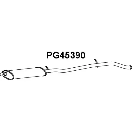 Передний глушитель VENEPORTE OIY ELW8 PG45390 MAE1C5L 2709440 изображение 0