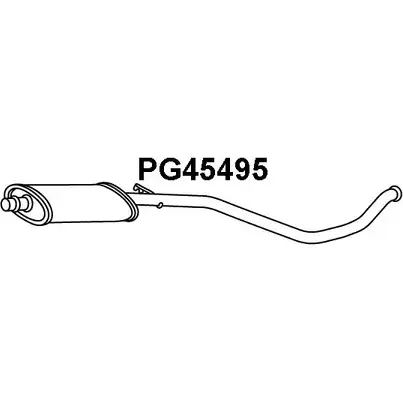 Передний глушитель VENEPORTE FG0B76L PG45495 OMUV 5G 2709523 изображение 0