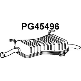 Задний глушитель VENEPORTE E HMXK PG45496 95MLE 2709524 изображение 0