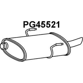 Задний глушитель VENEPORTE RN9NFG2 PG45521 O S59S1 2709545