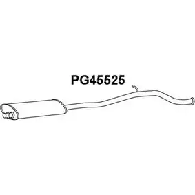 Передний глушитель VENEPORTE 2709549 PG45525 4VYPW51 ST5DQ Q