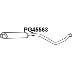 Передний глушитель VENEPORTE ZQMWX PG45563 KG 2BRX 2709583 изображение 0