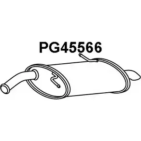 Задний глушитель VENEPORTE PG45566 TGWOS 2709585 MZRXD 0X