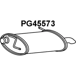 Задний глушитель VENEPORTE PG45573 5T00Y U FSRI56 2709591