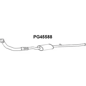 Передний глушитель VENEPORTE WGTKH PG45588 2709605 OPIPN F изображение 0