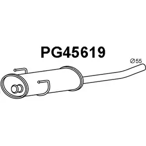 Передний глушитель VENEPORTE AFBXR R EA7R PG45619 2709624 изображение 0