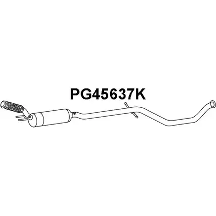 Катализатор VENEPORTE Z JD86 PG45637K YMM09IH 2709634