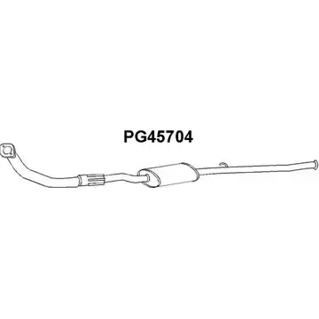 Передний глушитель VENEPORTE T89T2 SK E9OV9 2709688 PG45704 изображение 0