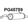 Задний глушитель VENEPORTE PG45759 0GAPR GDK8 TZY 2709719