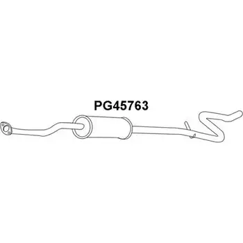 Передний глушитель VENEPORTE PG45763 4OUY4EZ 2709723 N0PB OTP изображение 0