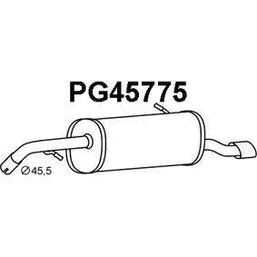 Задний глушитель VENEPORTE PG45775 2709733 X8DKTM R ZJM2MG