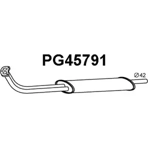 Передний глушитель VENEPORTE 2709746 VTA 90 PG45791 KA2CO2K изображение 0