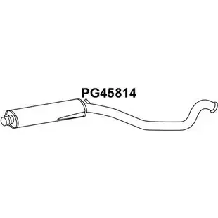 Передний глушитель VENEPORTE 168HK 2709765 K GVZL PG45814 изображение 0