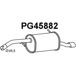 Задний глушитель VENEPORTE PG45882 3YXZQ62 YMM XN 2709821 изображение 0