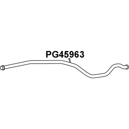 Выхлопная труба глушителя VENEPORTE EE8ED7R Y 9O7NF 2709824 PG45963