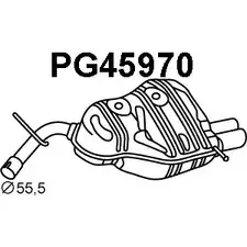 Задний глушитель VENEPORTE J9IGYXZ 2709830 362A 1 PG45970