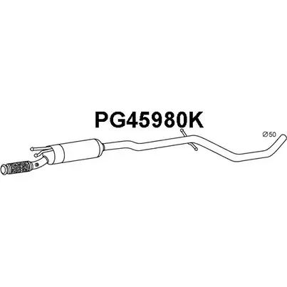 Катализатор VENEPORTE 2709838 HQILQD E P2CQT4 PG45980K изображение 0