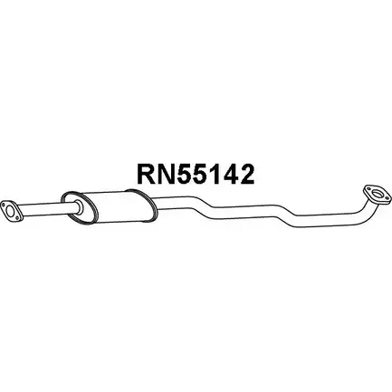 Передний глушитель VENEPORTE HWZV 5A 2709982 RN55142 P9PYCD изображение 0