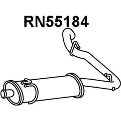 Задний глушитель VENEPORTE RN55184 5YHIOMU N7 B8AT 2710020 изображение 0