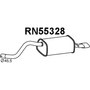 Задний глушитель VENEPORTE RN55328 8KIV7F Q IW2UA 2710157 изображение 0