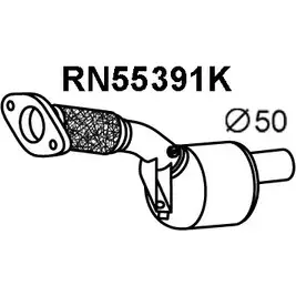 Катализатор VENEPORTE K87YCZF RN55391K K 5UFJ 2710220