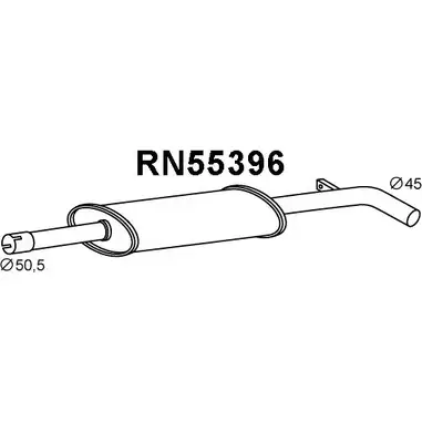 Передний глушитель VENEPORTE 1XCH3RC RN55396 2710225 BU4L TD5 изображение 0