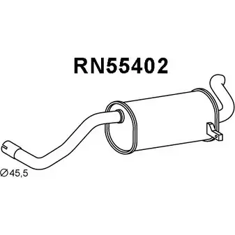 Задний глушитель VENEPORTE QB1NN 1H TFY RN55402 2710231 изображение 0