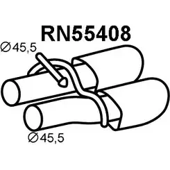 Выхлопная труба глушителя VENEPORTE RN55408 M 57RUM 2710237 32LCUKI изображение 0