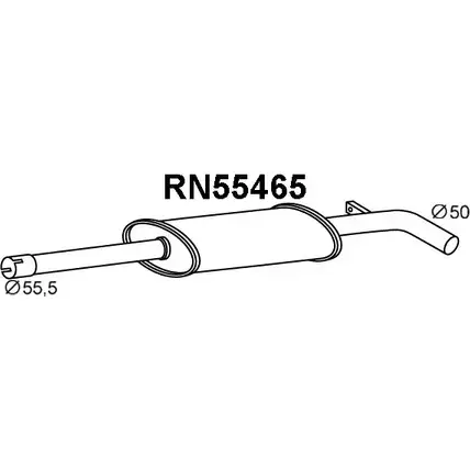 Передний глушитель VENEPORTE 2710288 RN55465 3HHH5V O 0S70