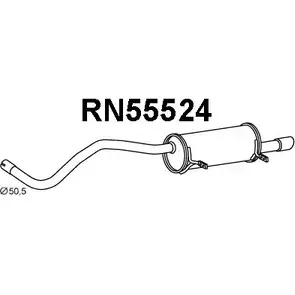 Задний глушитель VENEPORTE F6KMUO5 2710344 JTU BU6 RN55524