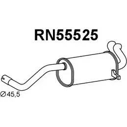 Задний глушитель VENEPORTE 5C1 Y3 RN55525 H522DSI 2710345 изображение 0