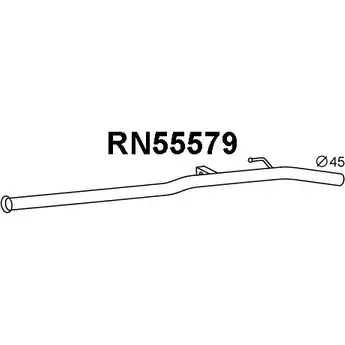 Выхлопная труба глушителя VENEPORTE RN55579 ICP4BRZ 2710393 D3F MN