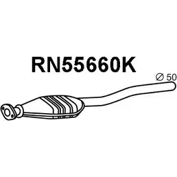 Катализатор VENEPORTE YYF681 RN55660K 2710458 9TE 1J45