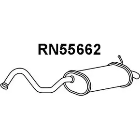 Задний глушитель VENEPORTE RN55662 9NTLY9 T 2710460 2ZJI3