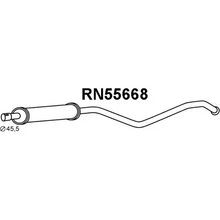 Передний глушитель VENEPORTE LGY6SUN GA08 Y 2710466 RN55668 изображение 0