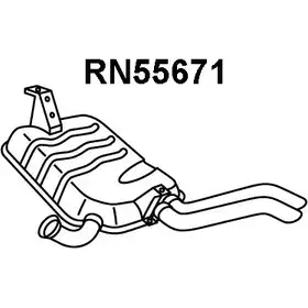 Задний глушитель VENEPORTE K OSOV RN55671 OL6NIP 2710468
