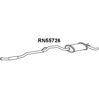 Задний глушитель VENEPORTE XVYX G 4J23INN 2710511 RN55726