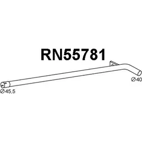Выхлопная труба глушителя VENEPORTE RN55781 NFGMVX RU RLX 2710559 изображение 0