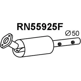 Сажевый фильтр ОГ VENEPORTE NUWBE2F RN55925F 2710680 MNR D91K