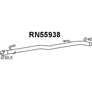 Ремонтная трубка, катализатор VENEPORTE RN55938 2710689 Y19B6 GJX 3Y1