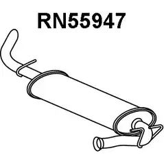 Задний глушитель VENEPORTE YYX GS 2710697 C8JCI RN55947