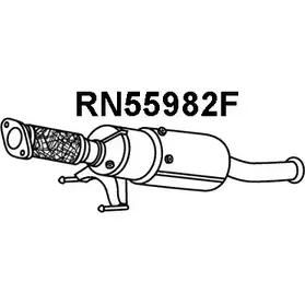 Сажевый фильтр ОГ VENEPORTE RN55982F SCVROV D T61T3 2710724