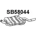 Задний глушитель VENEPORTE 4NCV KL7 SB58044 W5R6Y8 2710961